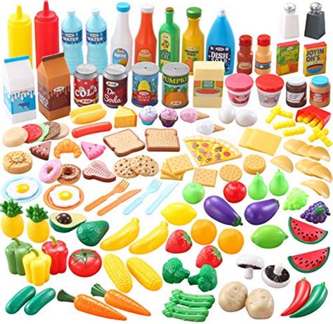 Joyin 135 Pieces Kids Play Food Set Value Pretend Food For Play