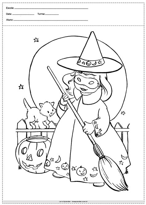 40 Desenhos De Halloween Para Colorir Para Imprimir Atividades