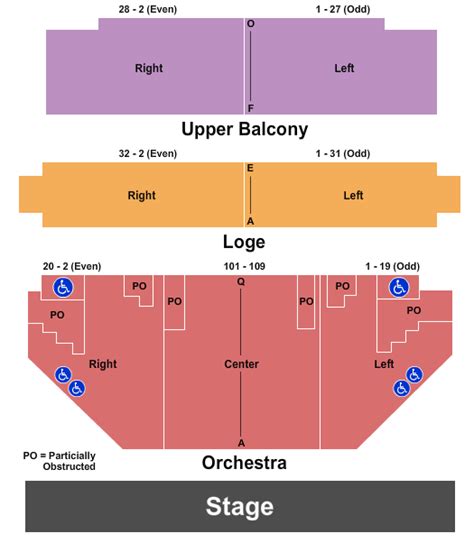 Academy Of Music Theatre Seating Chart Northampton