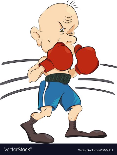 Cartoon Image Of Boxer Royalty Free Vector Image