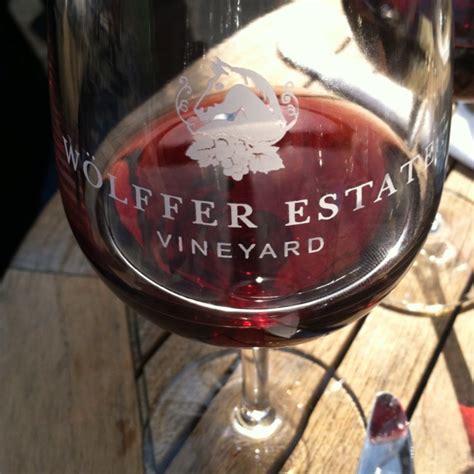 Wolffer Wine Glass At The Estate Long Island Winery Wine Wine Glass