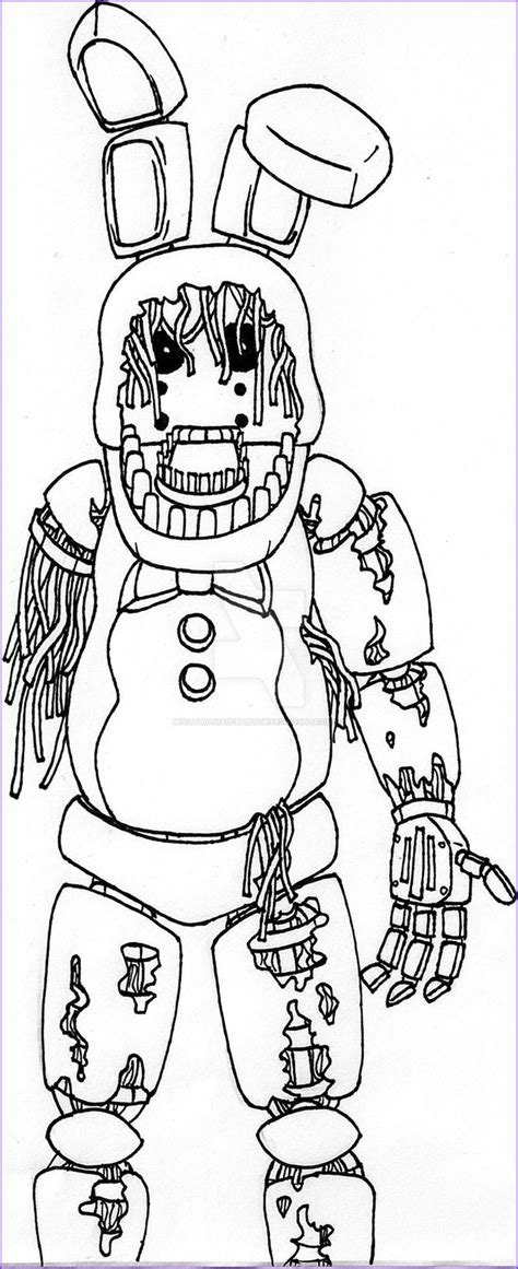 Golden Freddy F Naf Coloring Pages Coloring Pages