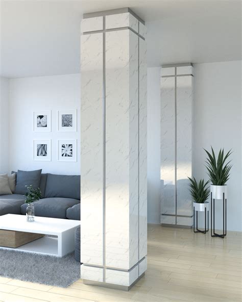 12 Best Column Decoration Ideas To Decorate A Column In Living Room