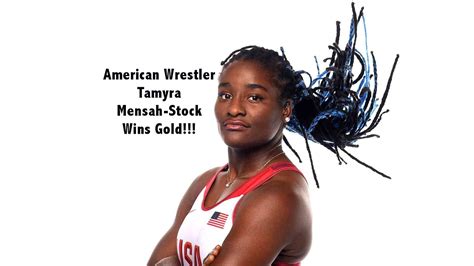 Tamyra Mensah Stock Wins Wrestling Gold And Loves The Usa Youtube