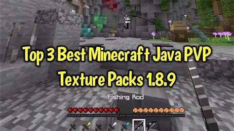 Top 3 Minecraft Java Pvp Texture Packs For 189 Youtube