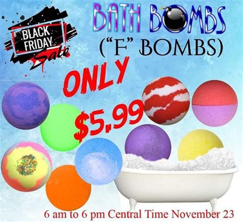 Discounted Bath Bombs Black Friday Only