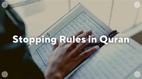 Stopping Rules And Signs In Quran With Examples Waqf Rules
