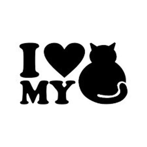 Items Similar To Cat Decal On Etsy