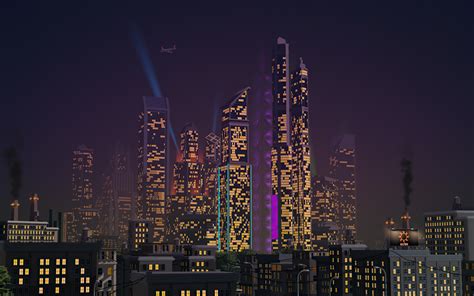2880x1800 City Buildings Retrowave 4k Macbook Pro Retina Hd 4k