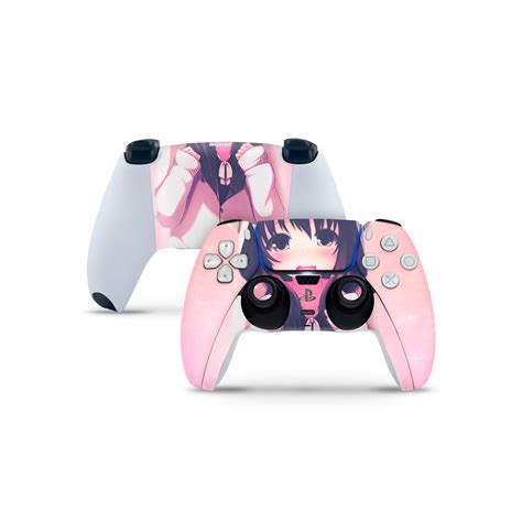 Cute Anime Girl Ps5 Controller And Console Skin Pink Anime Etsy Singapore