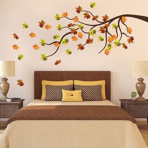 Autumn Tree Wall Decal Mural Fall Tree Decals Primedecals Bedroom