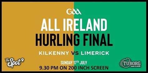 All Ireland Hurling Final Kilkenny V Limerick The Spot Bar