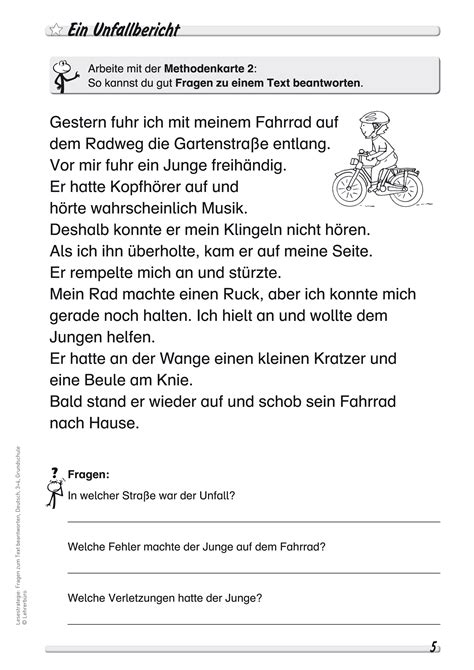 Deutsch lesetest für die 4. 15+ lesetest 4 klasse | Bewerbung Muster