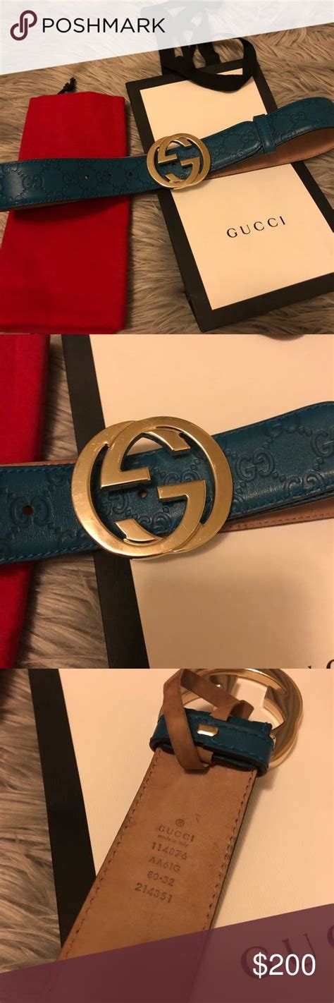 How to measure without a ruler or tape measure? Gucci signature belt size 80 | Belt size, Gucci, Belt