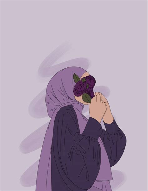 100 Hijab Cartoon Wallpapers
