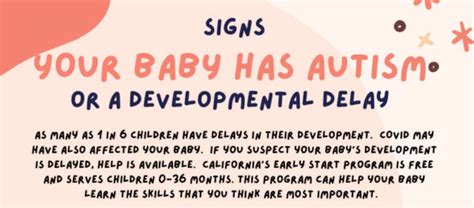 Signs Your Baby Has Autism Autism Society Inland Empire
