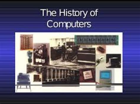 Brief History Of Computer Timeline Infographic A Simple History Of A