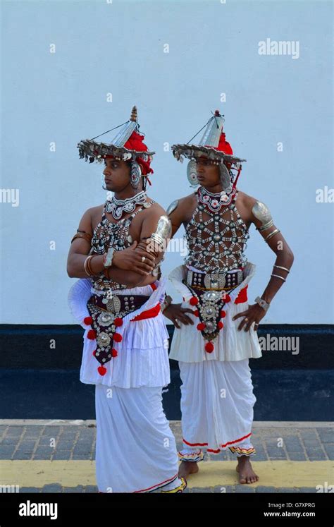 Two Men Wearing Traditional Dress In Galle Sri Lanka Stock Photo Alamy