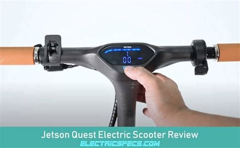 Jetson Quest Electric Scooter Review An Impressive Budget Commuter Electric Scooter Review Blog