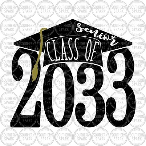 Senior Class Of 2033 Svg Back To School First Day School Etsy