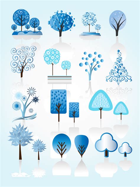 Winter Tree Vectors Vector Art And Graphics