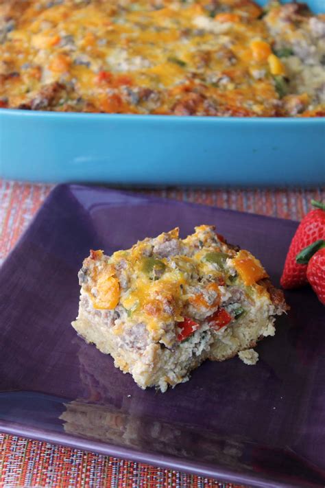 Sausage And Egg Breakfast Casserole The Spiffy Cookie