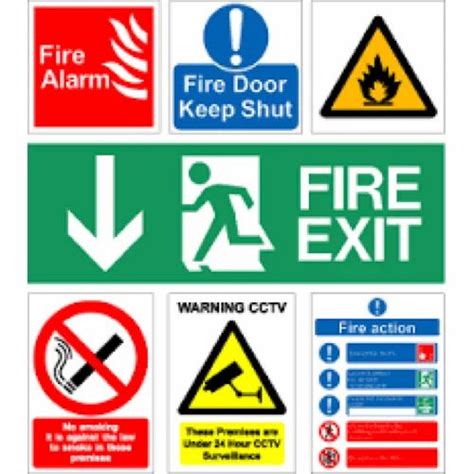 Line Of Fire Safety Signs