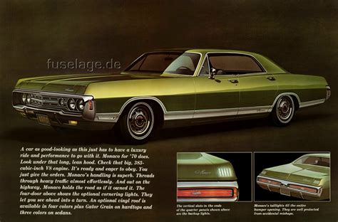 1970 Dodge Monaco Catalog