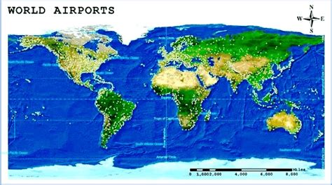 Global Airports Map