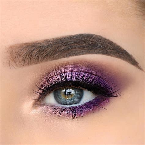 Pin By Abi Bailey On Hair And Make Up In 2020 Purple Wedding Makeup Purple Makeup Looks Eye Makeup
