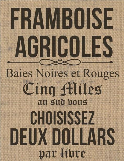 Free Printables French Inspired Vintage Grainsack Prints The