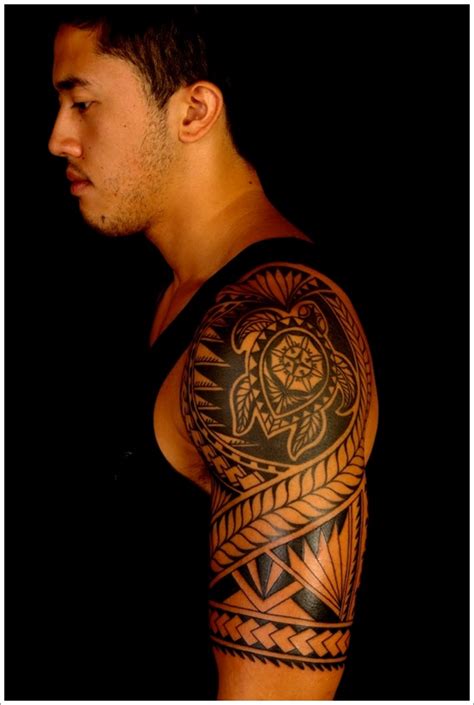 Sea turtle tattoo meaning the turtle, in general, is a very positive symbol, often associated with immortality, strength, stability, fertility, and creation. Top 55 Tribal Tattoo Designs For Men And Women