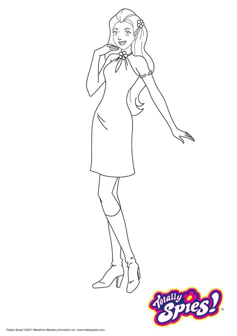 Totally Spies Sam Coloring Pages Xcolorings Com My XXX Hot Girl