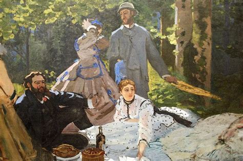Musee D Orsay Le Dejeuner Sur L Herbe Detail Claude Monet