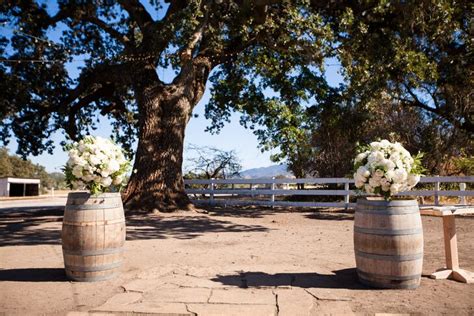 An Elegant Rustic Chic Barn Wedding At Santa Margarita Ranch In Santa