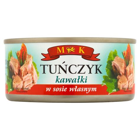 MK Tuńczyk kawałki w sosie własnym 170 g - Stokrotka-sklep on-line