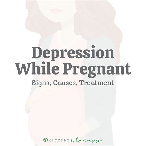 Depression While Pregnant Signs Causes And Treatments