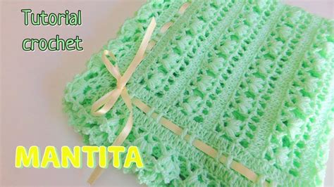 Como Tejer Un Ajuar Mantita O Cobija Para Bebe A Crochet Ganchillo