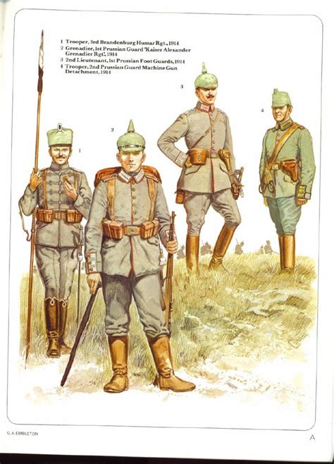 The German Army 1914 To 1918 German Army German Uniforms World War One