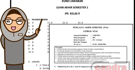 Soal UAS IPS Kelas 9 Semester 1 Dan Kunci Jawaban - Contoh Materi Pendidikan