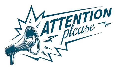 Attention Please Png Free Template Ppt Premium Download 2020
