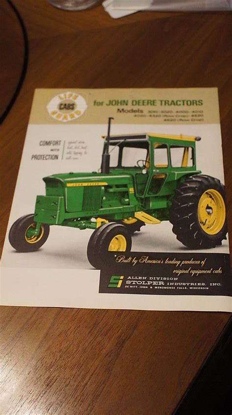1970s John Deere Tractorsstolper Cab 301030204010402043204520