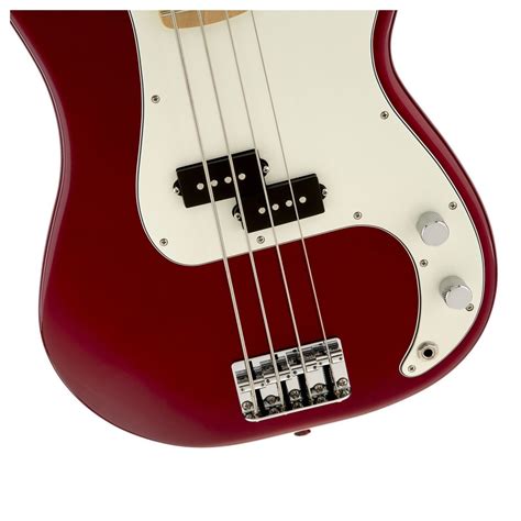 Fender Standard Precision Bass Mn Candy Apple Red At Gear4music