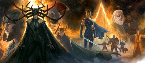 Thor Ragnarok Concept Art And Illustrations By Andy Park