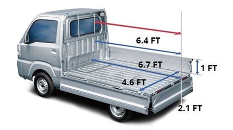 Some Standard Kei Truck Bedbox Dimensions Rkeitruck