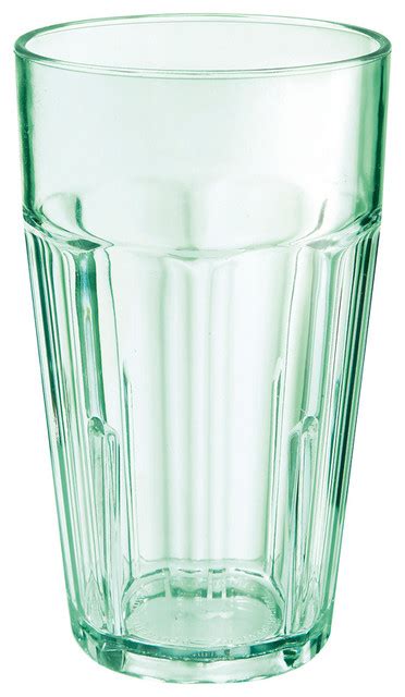 Bahama Tumblers 20 Oz Drinking Glass Set Of 4 Red Contemporary