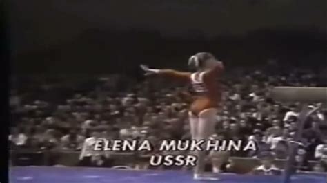 Elena Mukhina The Tragically Paralyzed Olympic Gymnast Youtube