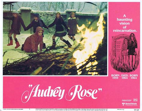 Audrey Rose Original Lobby Card Marsha Mason Anthony Hopkins