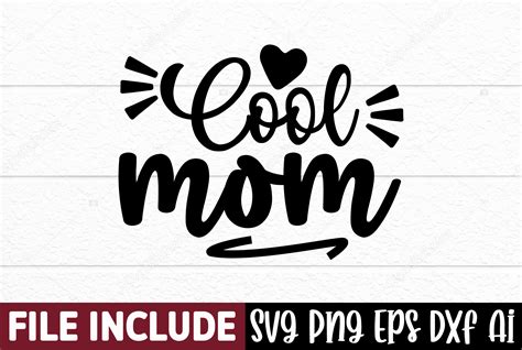 Cool Mom Graphic By Crafthome · Creative Fabrica