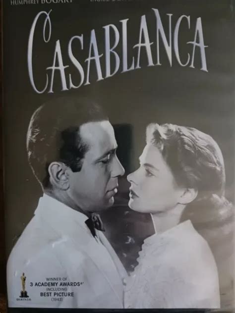Dvd Humphrey Bogart Ingrid Bergman Casablanca Picclick